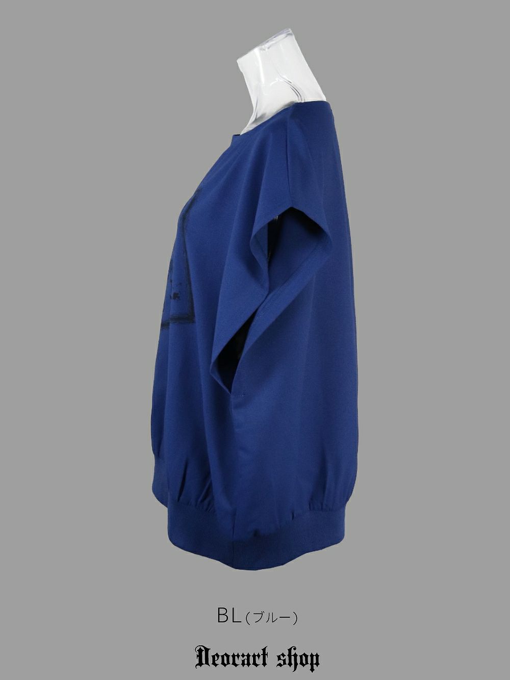 Deorart,ディオラート,モード,ゴシック,Tシャツ,ドレープ,普段使い,スペード,薔薇,裾絞り,地雷系,V系,ヴィジュアル系,大人,ファッション,衣装,メンズ,レディス,通販