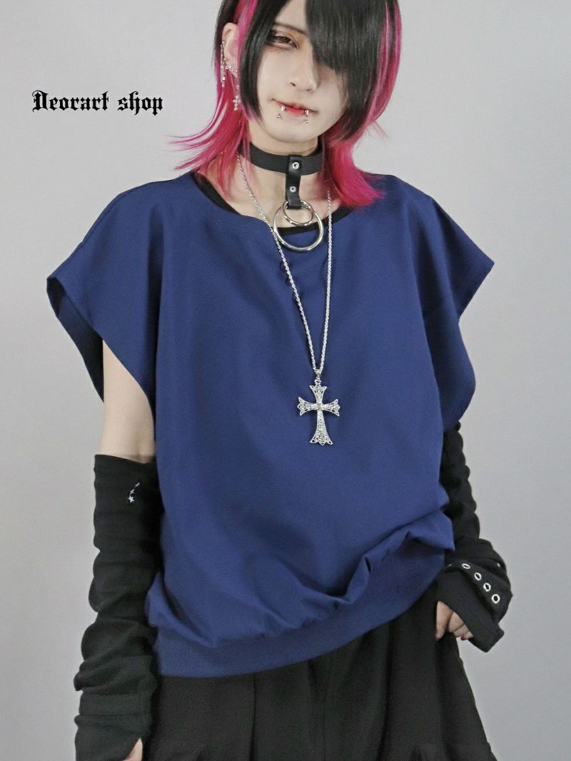  Deorart,ディオラート,モード,ゴシック,Tシャツ,ドレープ,普段使い,スペード,薔薇,裾絞り,地雷系,V系,ヴィジュアル系,大人,ファッション,衣装,メンズ,レディス,通販