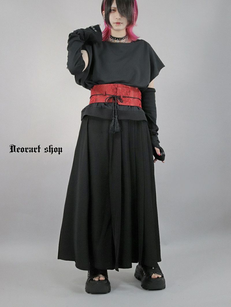  Deorart,ディオラート,モード,ゴシック,Tシャツ,ドレープ,普段使い,スペード,薔薇,裾絞り,地雷系,V系,ヴィジュアル系,大人,ファッション,衣装,メンズ,レディス,通販