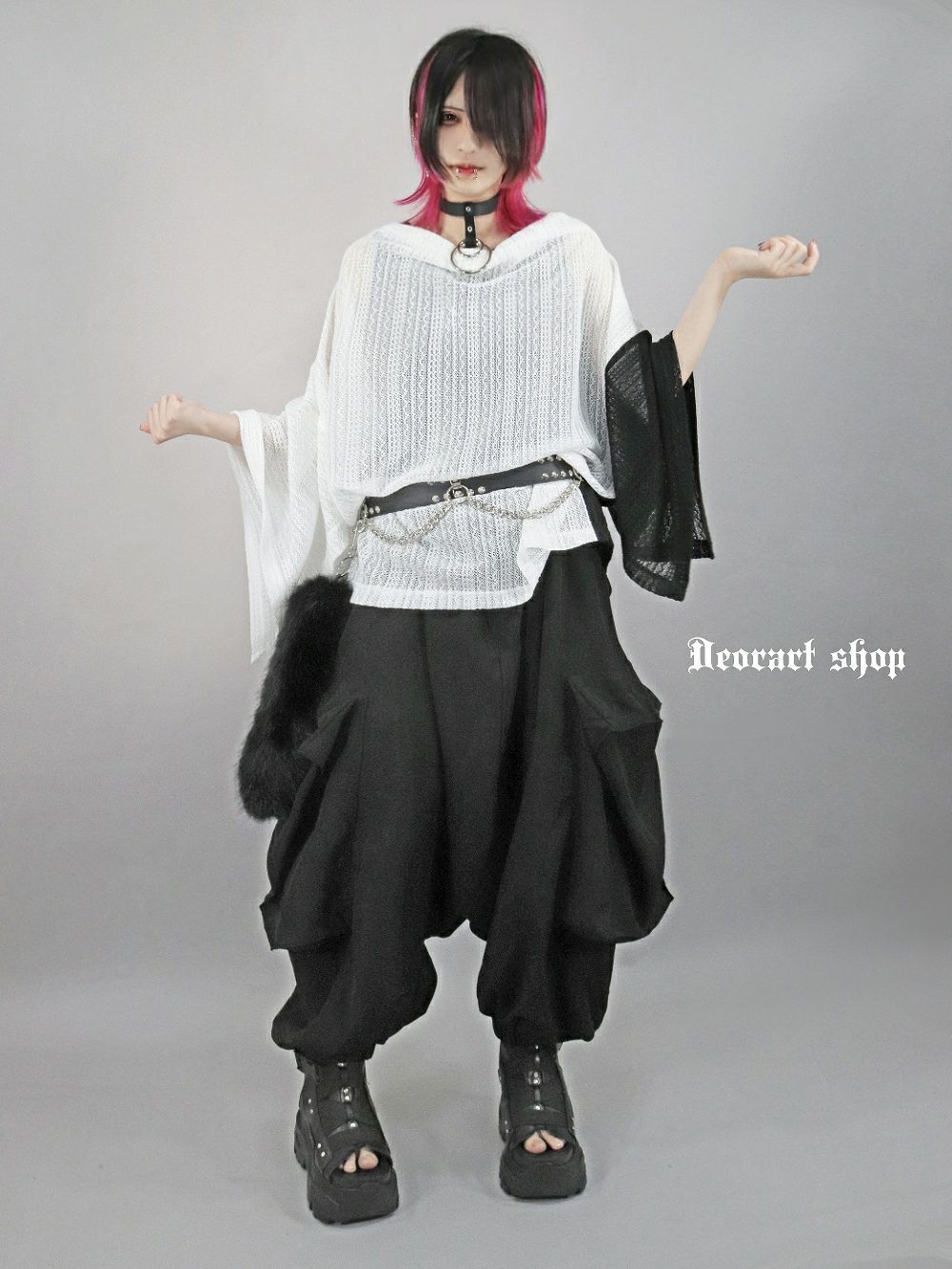 Deorart,ディオラート,モード,ゴシック,和ゴス,着物袖,振袖,シアー,レース着物,和装,普段使い,カーディガン,羽織り,新中式,地雷系,ゴスロリ,ファッション,衣装,メンズ,レディス,衣装,通販