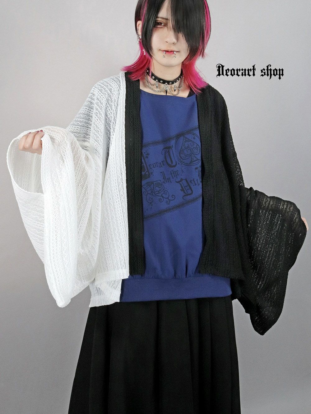 Deorart,ディオラート,モード,ゴシック,和ゴス,着物袖,振袖,シアー,レース着物,和装,普段使い,カーディガン,羽織り,新中式,地雷系,ゴスロリ,ファッション,衣装,メンズ,レディス,衣装,通販
