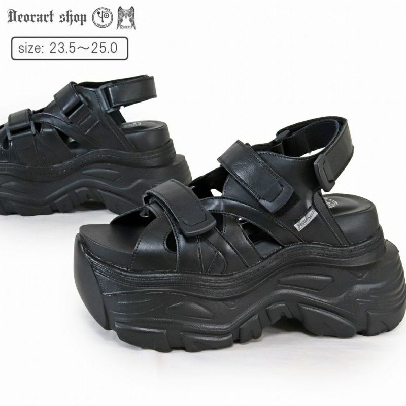Deorart,ディオラート,厚底,厚底サンダル,スニーカーサンダル,韓国ファッション,バリバリ,マジックテープ,靴,シューズ,メンズ,レディース,かっこいい,かわいい,地雷系男子,地雷系女子,原宿系ファッション,V系ファッション