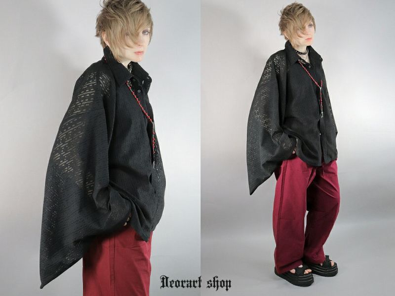 Deorart,ディオラート,ストリート系ファッション,ワイドパンツ,ルーズシルエット,かっこいい,メンズスタイル,ユニセックスコーデ,原宿系ファッション,通販,V系ファッション,ゴシックファッション