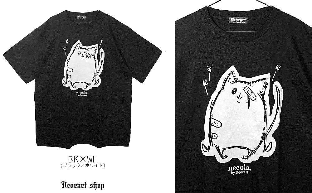 DRTP007 オーバーサイズ・プリントTシャツ [らくがき ネコラ NECOLA