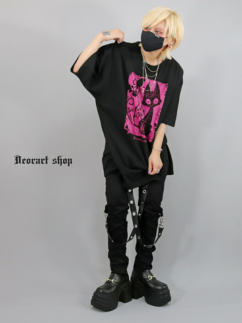Deorart,ディオラート,ネコラ、NECOLA,通販,和,プリントT,ビッグT,大きいサイズ,V系,地雷系,病みかわいい,病みT,オカルト,ゴスパンクゴスパンク,バンギャ,メンズ,ユニセックス,レディス,ブランド,大人,emo,punk,rock,harajyuku,ファッション,服