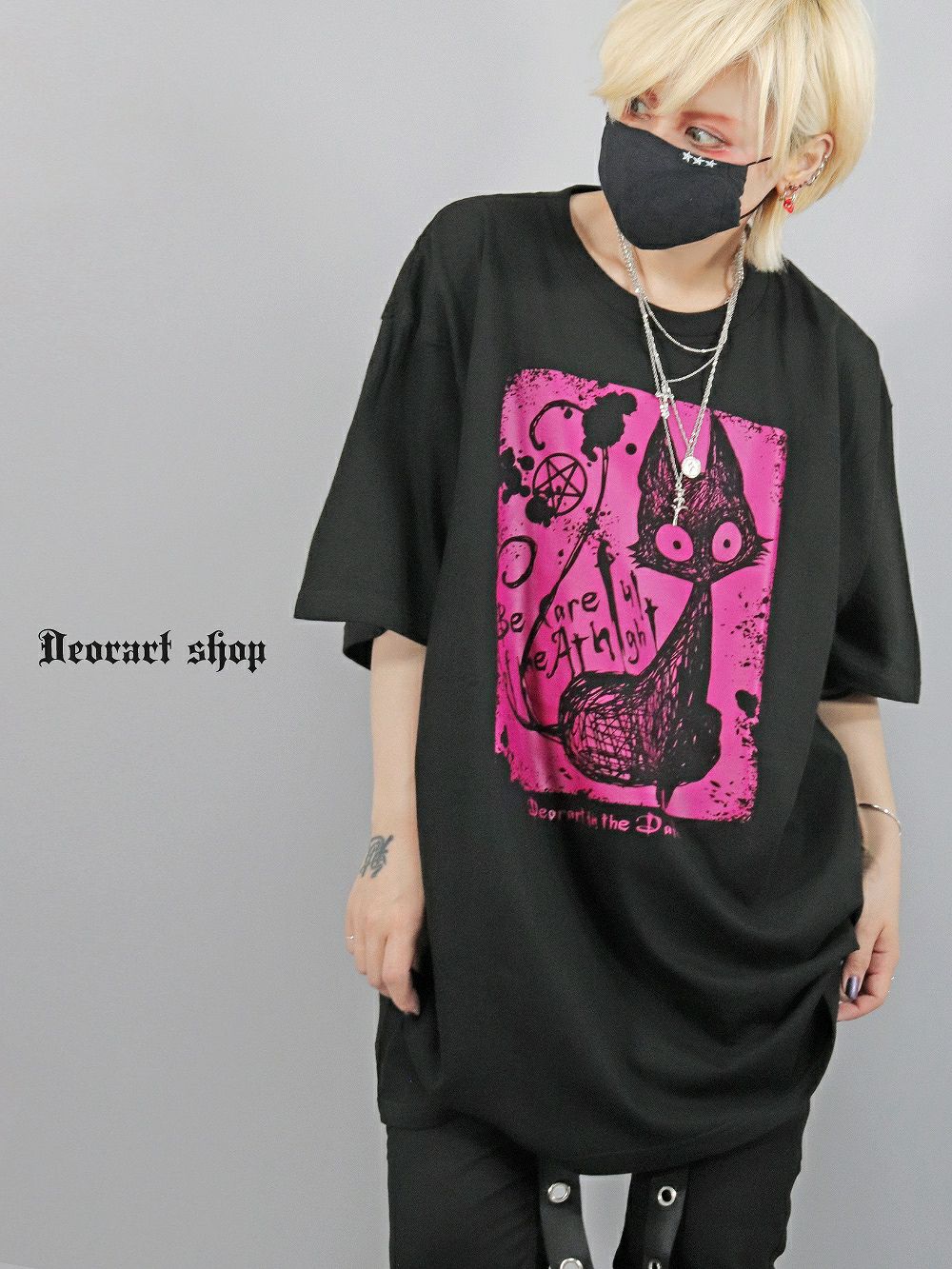 Deorart,ディオラート,ネコラ、NECOLA,通販,和,プリントT,ビッグT,大きいサイズ,V系,地雷系,病みかわいい,病みT,オカルト,ゴスパンクゴスパンク,バンギャ,メンズ,ユニセックス,レディス,ブランド,大人,emo,punk,rock,harajyuku,ファッション,服