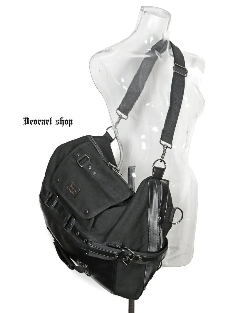 Deorart,ディオラート,バッグ,リュック,BY141,,多機能バッグ,リュック,ショルダーバッグ,V系,ヴィジュアル系,かっこいい,通勤バッグ,通学バッグ,地雷系,ゴスロリ,ゴシック,通販,emo,goth,bag,japan,anime,fashion,shopping