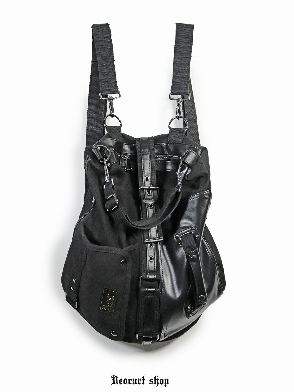 Deorart,ディオラート,バッグ,リュック,BY141,,多機能バッグ,リュック,ショルダーバッグ,V系,ヴィジュアル系,かっこいい,通勤バッグ,通学バッグ,地雷系,ゴスロリ,ゴシック,通販,emo,goth,bag,japan,anime,fashion,shopping