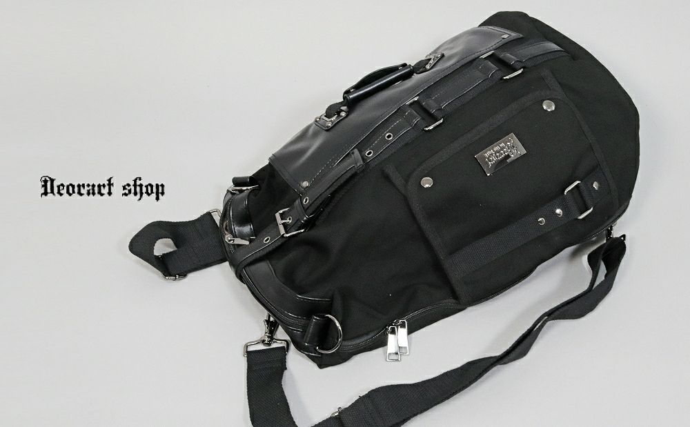 Deorart,ディオラート,バッグ,リュック,BY141,,多機能バッグ,リュック,ショルダーバッグ,V系,ヴィジュアル系,かっこいい,通勤バッグ,通学バッグ,地雷系,ゴスロリ,ゴシック,通販,emo,goth,bag,japan,anime,fashion,shopping