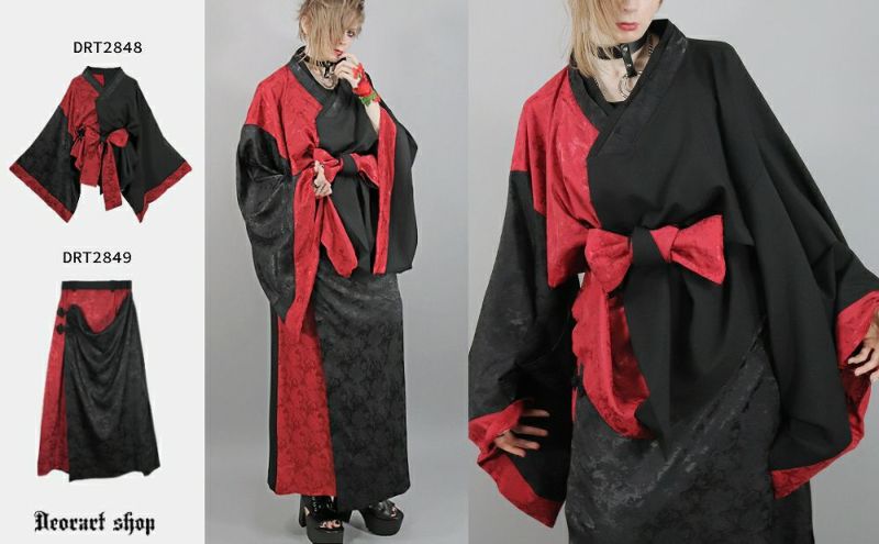 Deorart,ディオラート,和装,浴衣,YUKATA,袴,着物風,ファッション,和ゴス,浴衣,新中式,漢服,ヴィジュアル系,V系,闇落ち,呪術師,通販,普段使い,メンズ,レディス,Vkei,goth,kimono,japan,anime,,fashion