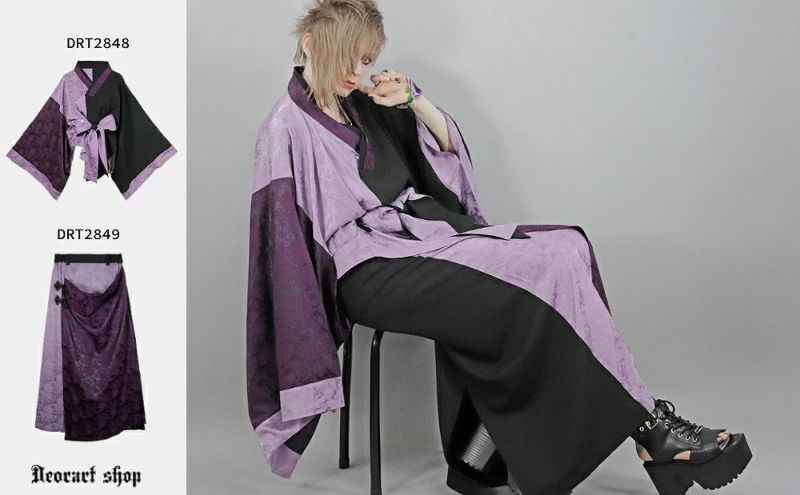 Deorart,ディオラート,和装,浴衣,YUKATA,袴,着物風,ファッション,和ゴス,浴衣,新中式,漢服,ヴィジュアル系,V系,闇落ち,呪術師,通販,普段使い,メンズ,レディス,Vkei,goth,kimono,japan,anime,,fashion