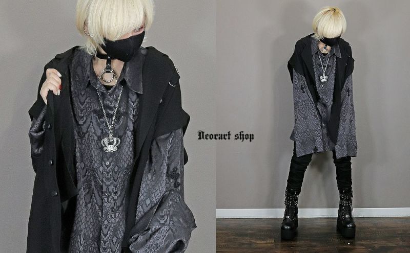 Deorart,ディオラート,V系,地雷系,中華柄,チャイニーズマフィア,中華マフィア,シャツ,コーデ,ホスト,コンカフェ,シャツ,ライブ,ファッション,ダンス衣装,メンズ,レディス,男装