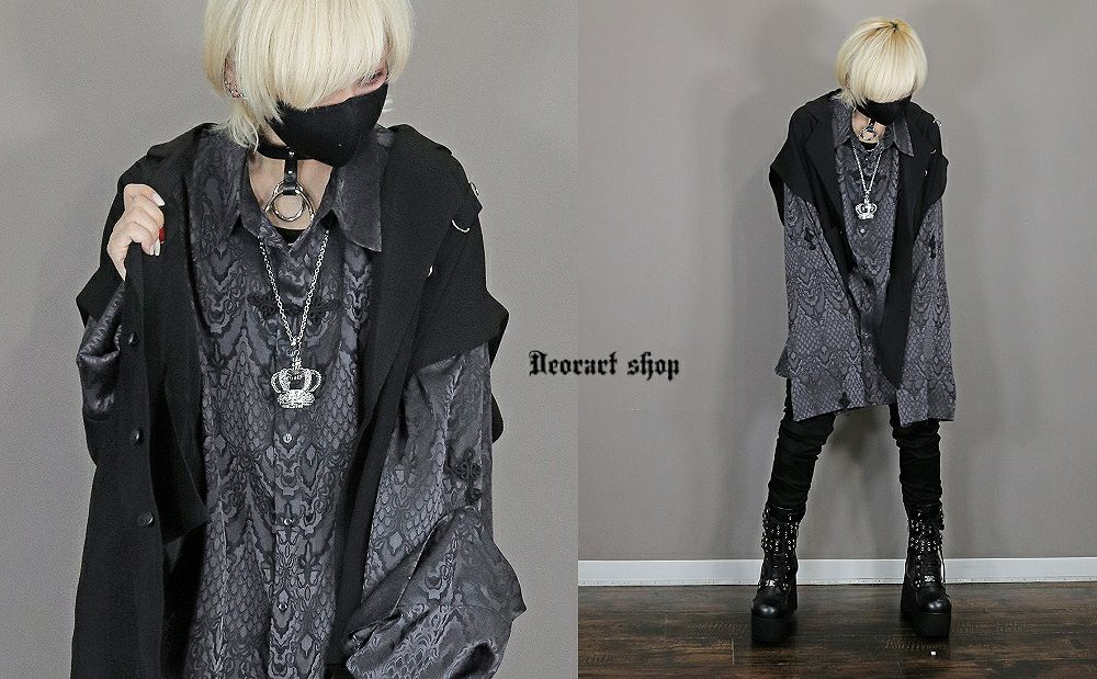 Deorart,ディオラート,V系,地雷系,中華柄,チャイニーズマフィア,中華マフィア,シャツ,コーデ,ホスト,コンカフェ,シャツ,ライブ,ファッション,ダンス衣装,メンズ,レディス,男装