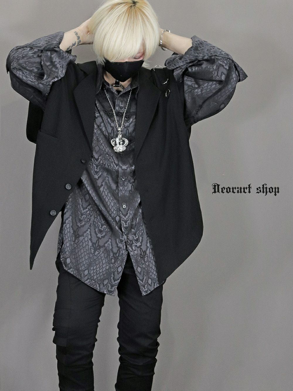 Deorart,ディオラート,V系,地雷系,中華柄,チャイニーズマフィア,中華マフィア,シャツ,コーデ,ホスト,コンカフェ,シャツ,ライブ,ファッション,ダンス衣装,メンズ,レディス,男装