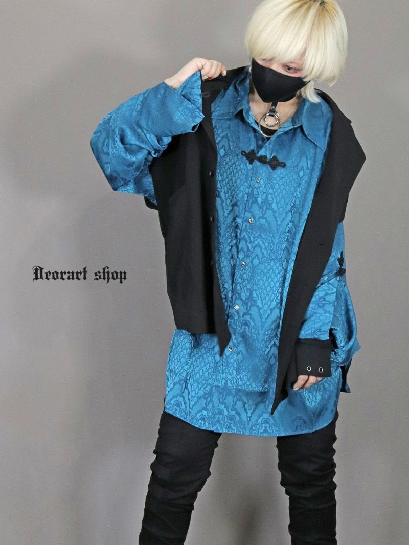 Deorart,ディオラート,V系,地雷系,中華柄,チャイニーズマフィア,中華マフィア,シャツ,コーデ,ホスト,コンカフェ,シャツ,ライブ,ファッション,ダンス衣装,メンズ,レディス,男装