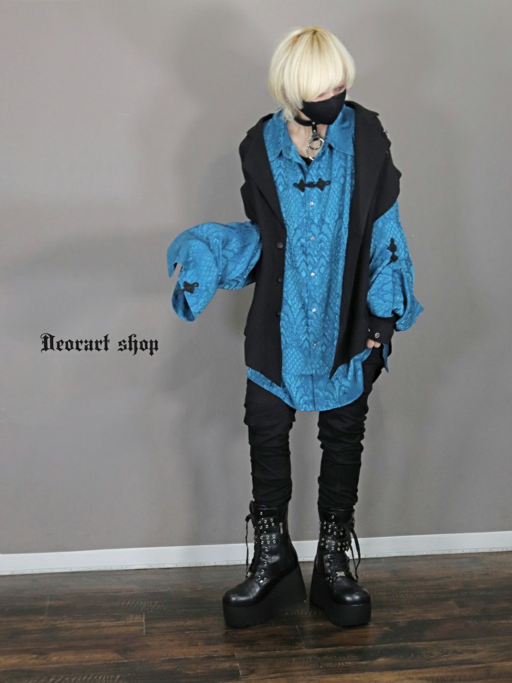 Deorart,ディオラート,V系,地雷系,中華柄,チャイニーズマフィア,中華マフィア,シャツ,コーデ,ホスト,コンカフェ,シャツ,ライブ,ファッション,ダンス衣装,メンズ,レディス,男装