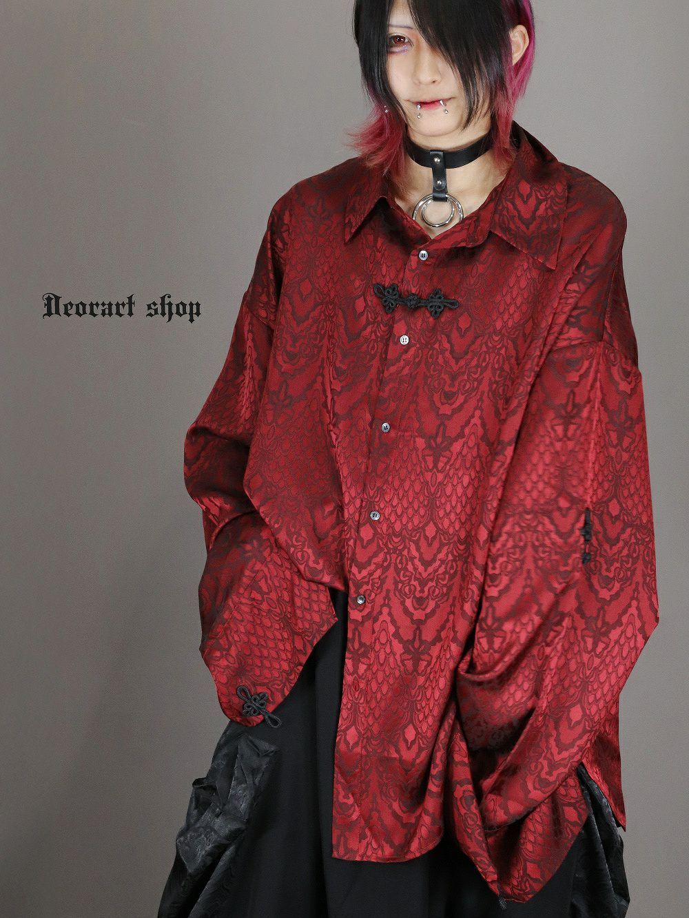 Deorart,ディオラート,V系,地雷系,中華柄,チャイニーズマフィア,中華マフィア,シャツ,コーデ,ホスト,コンカフェ,シャツ,ライブ,ファッション,ダンス衣装,メンズ,レディス,男装