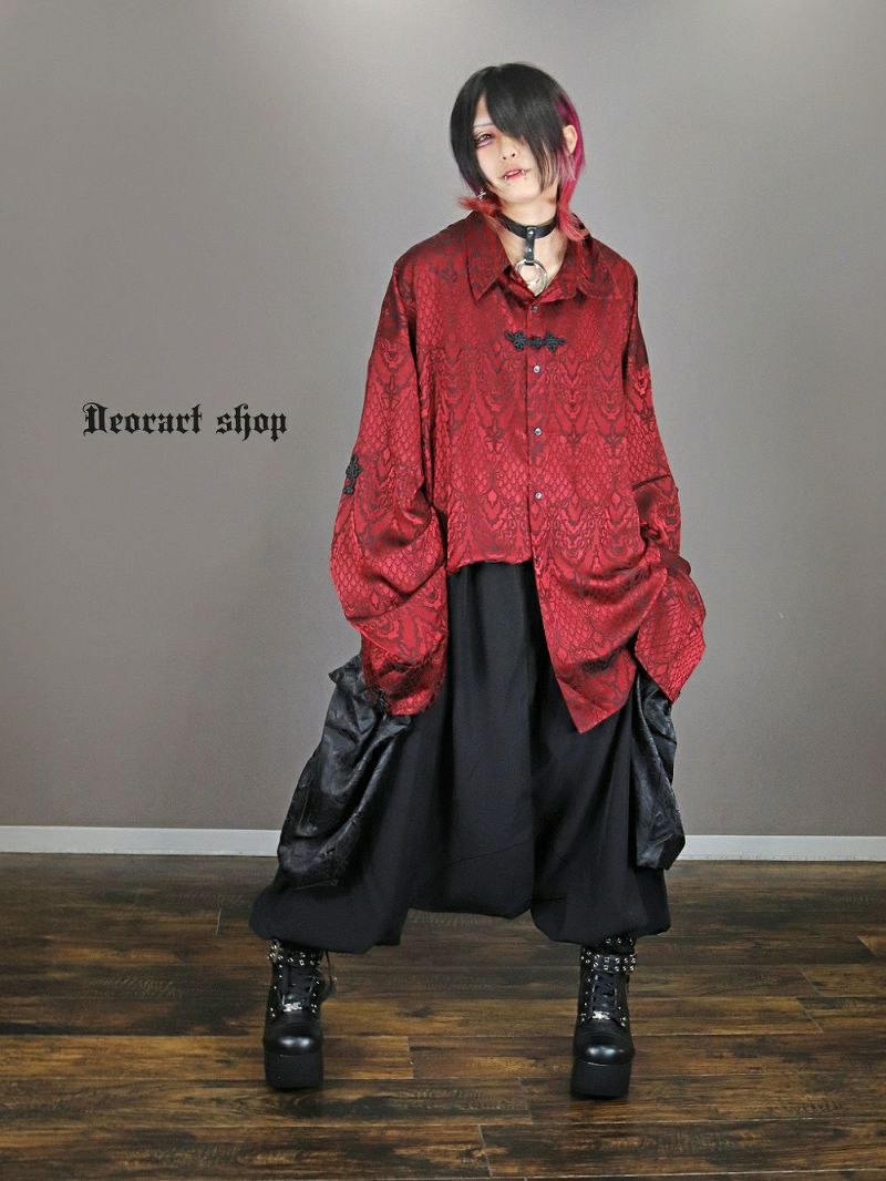 Deorart,ディオラート,V系,地雷系,中華柄,チャイニーズマフィア,中華マフィア,シャツ,コーデ,ホスト,コンカフェ,シャツ,ライブ,ファッション,ダンス衣装,メンズ,レディス,男装