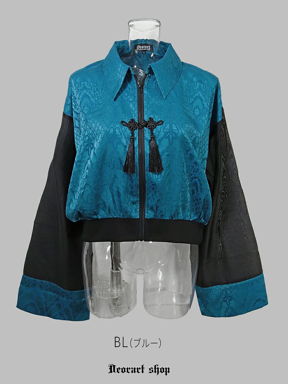 Deorart,ディオラート,地雷系,中華風,ネオチャイナ,和風,サイバー,原宿系,ジャージ,透け,シアー,V系,goth china,,emo,punk,rock,harajyuku ,ゴシック,モード,ファッション,服,通販