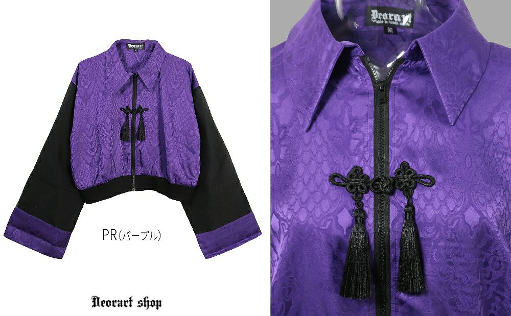 Deorart,ディオラート,地雷系,中華風,ネオチャイナ,和風,サイバー,原宿系,ジャージ,透け,シアー,V系,goth china,,emo,punk,rock,harajyuku ,ゴシック,モード,ファッション,服,通販