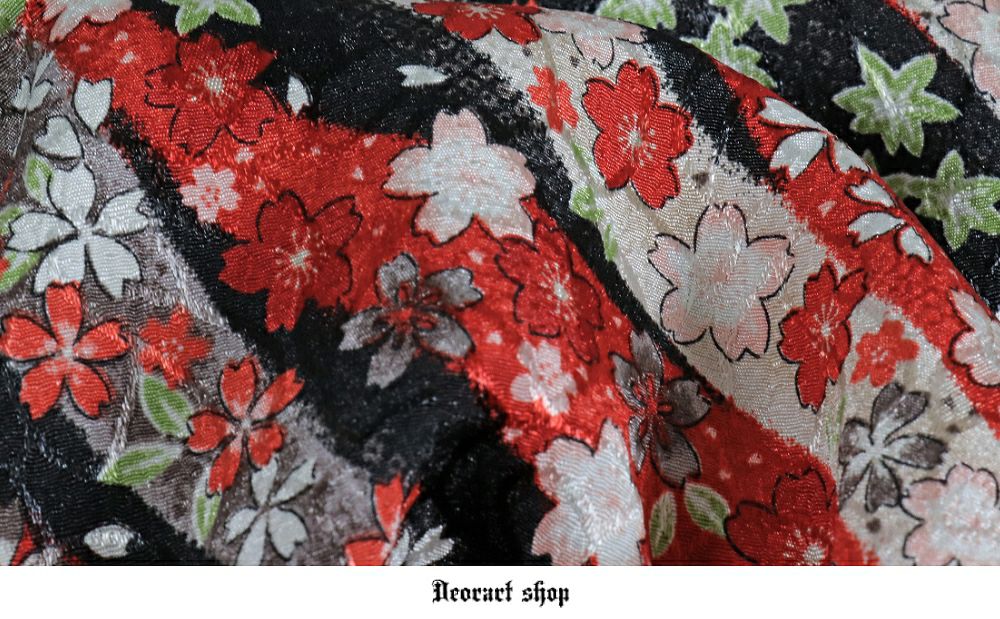 Deorart,ディオラート,和装,和柄,羽織り,浴衣,着物,赤,青,派手,ゴシック,和ゴス,コスプレ,衣装,, 地雷系,ライブ,V系,emo,Vrock,kimono,anime,fashion