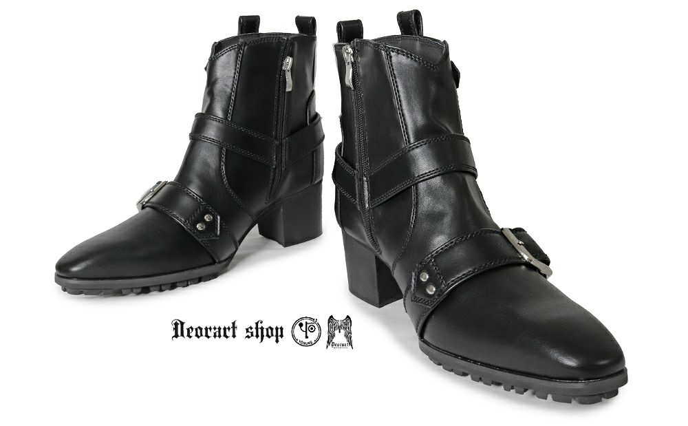 Deorart,ディオラート,ポインテッドトゥ,とんがり,メンズ,ショートブーツ,ヴィジュアル系,V系,ホスト,バンド,パンクロック,地雷系,サブカル,シューズ,靴,衣装,大きいサイズ,emo,fashion,shoes,Japan,Vkei,kawaii,cawaii