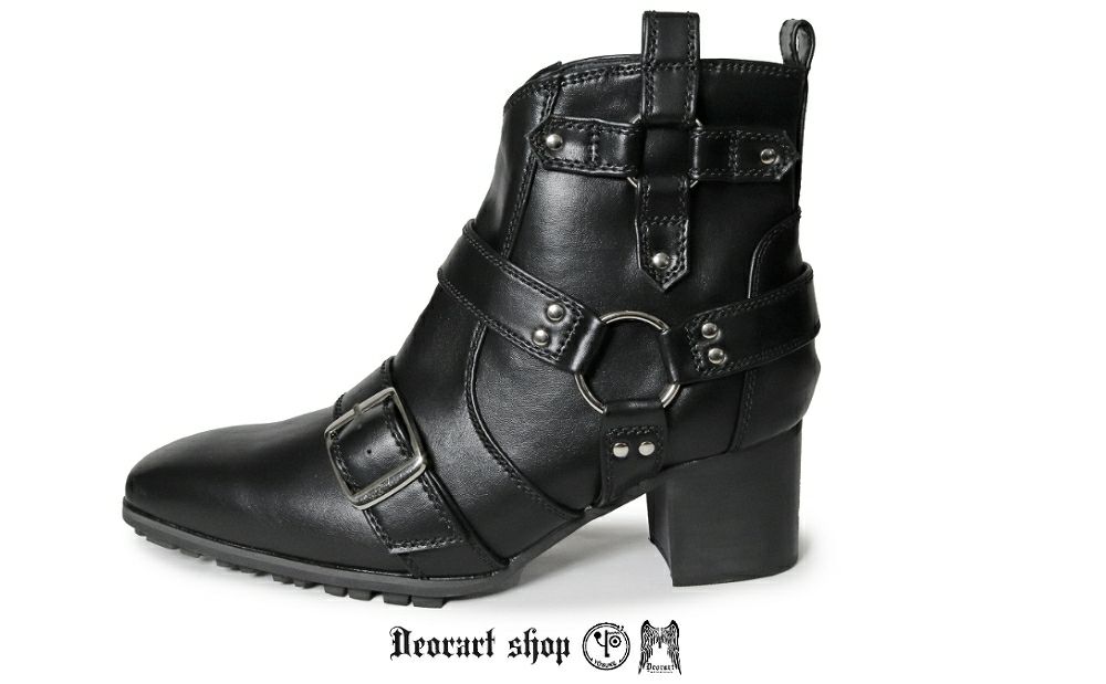 Deorart,ディオラート,ポインテッドトゥ,とんがり,メンズ,ショートブーツ,ヴィジュアル系,V系,ホスト,バンド,パンクロック,地雷系,サブカル,シューズ,靴,衣装,大きいサイズ,emo,fashion,shoes,Japan,Vkei,kawaii,cawaii