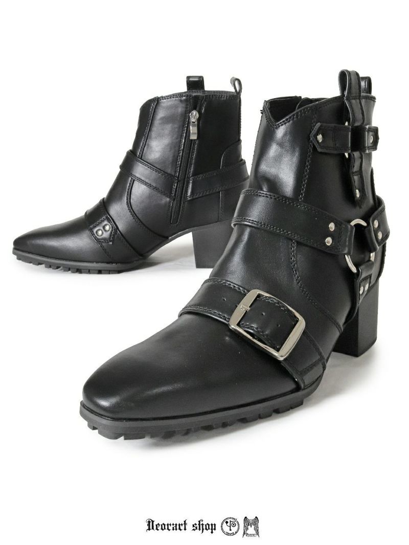 Deorart,ディオラート,ポインテッドトゥ,とんがり,メンズ,ショートブーツ,ヴィジュアル系,V系,ホスト,バンド,パンクロック,地雷系,サブカル,シューズ,靴,衣装,大きいサイズ,emo,fashion,shoes,Japan,Vkei,kawaii,cawaii