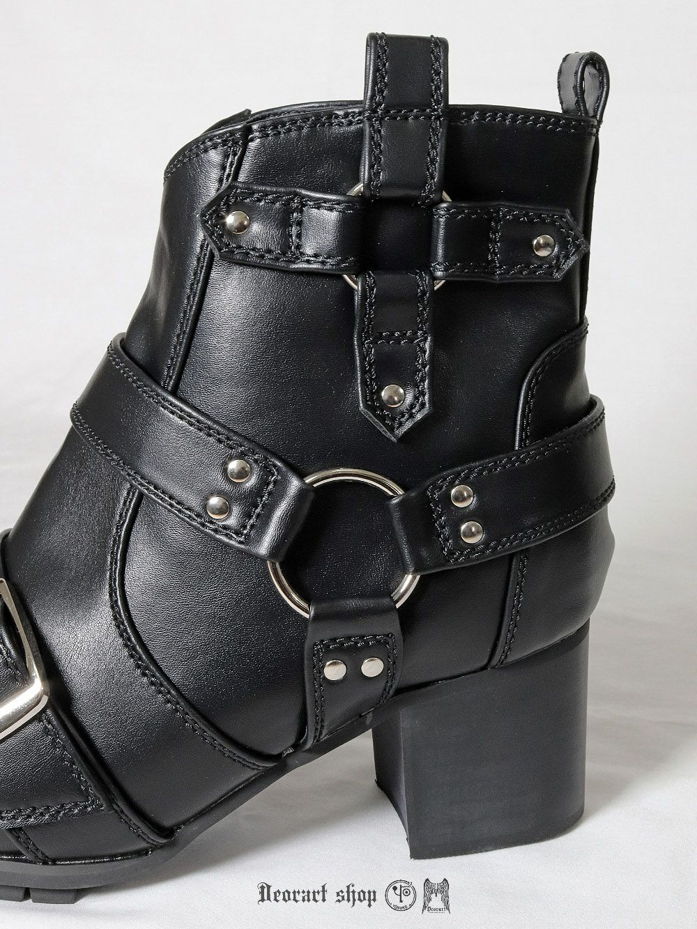 Deorart,ディオラート,ポインテッドトゥ,とんがり,メンズ,ショートブーツ,ヴィジュアル系,V系,ホスト,バンド,パンクロック,地雷系,サブカル,シューズ,靴,衣装,大きいサイズ,emo,fashion,shoes,Japan,Vkei,kawaii,cawaii