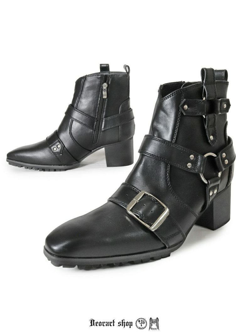 Deorart,ディオラート,ポインテッドトゥ,とんがり,メンズ,ショートブーツ,ヴィジュアル系,V系,ホスト,バンド,パンクロック,地雷系,サブカル,シューズ,靴,衣装,大きいサイズ,emo,fashion,shoes,Japan,Vkei,kawaii,cawaii