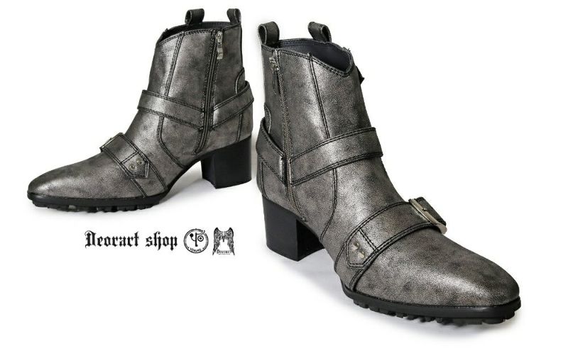 Deorart,ディオラート,ポインテッドトゥ,とんがり,メンズ,ショートブーツ,ヴィジュアル系,V系,ホスト,バンド,パンクロック,地雷系,サブカル,シューズ,靴,衣装,大きいサイズ,emo,fashion,shoes,Japan,Vkei,kawaii,cawaii