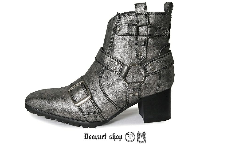 Deorart,ディオラート,ポインテッドトゥ,とんがり,メンズ,ショートブーツ,ヴィジュアル系,V系,ホスト,バンド,パンクロック,地雷系,サブカル,シューズ,靴,衣装,大きいサイズ,emo,fashion,shoes,Japan,Vkei,kawaii,cawaii
