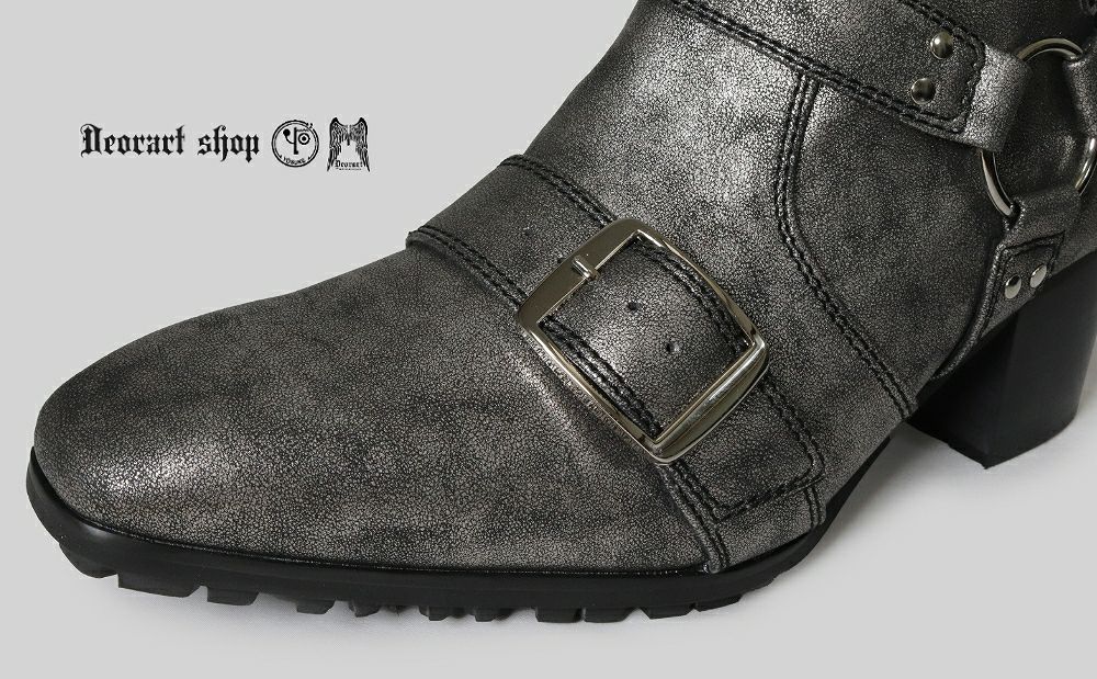 Deorart,ディオラート,ポインテッドトゥ,とんがり,メンズ,ショートブーツ,ヴィジュアル系,V系,ホスト,バンド,パンクロック,地雷系,サブカル,シューズ,靴,衣装,大きいサイズ,emo,fashion,shoes,Japan,Vkei,kawaii,cawaii