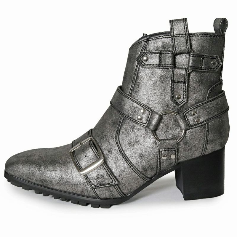 Deorart,ディオラート,ポインテッドトゥ,とんがり,メンズ,ショートブーツ,ヴィジュアル系,V系,ホスト,バンド,パンクロック,地雷系,サブカル,シューズ,靴,衣装,大きいサイズ,emo,fashion,shoes,Japan,Vkei,kawaii,cawaii