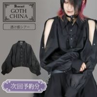 黒い装飾的なジャンパー LEVI'S 70629-4159 BLK×BLK DENIM BOA JACKET（92'/VERY GOOD