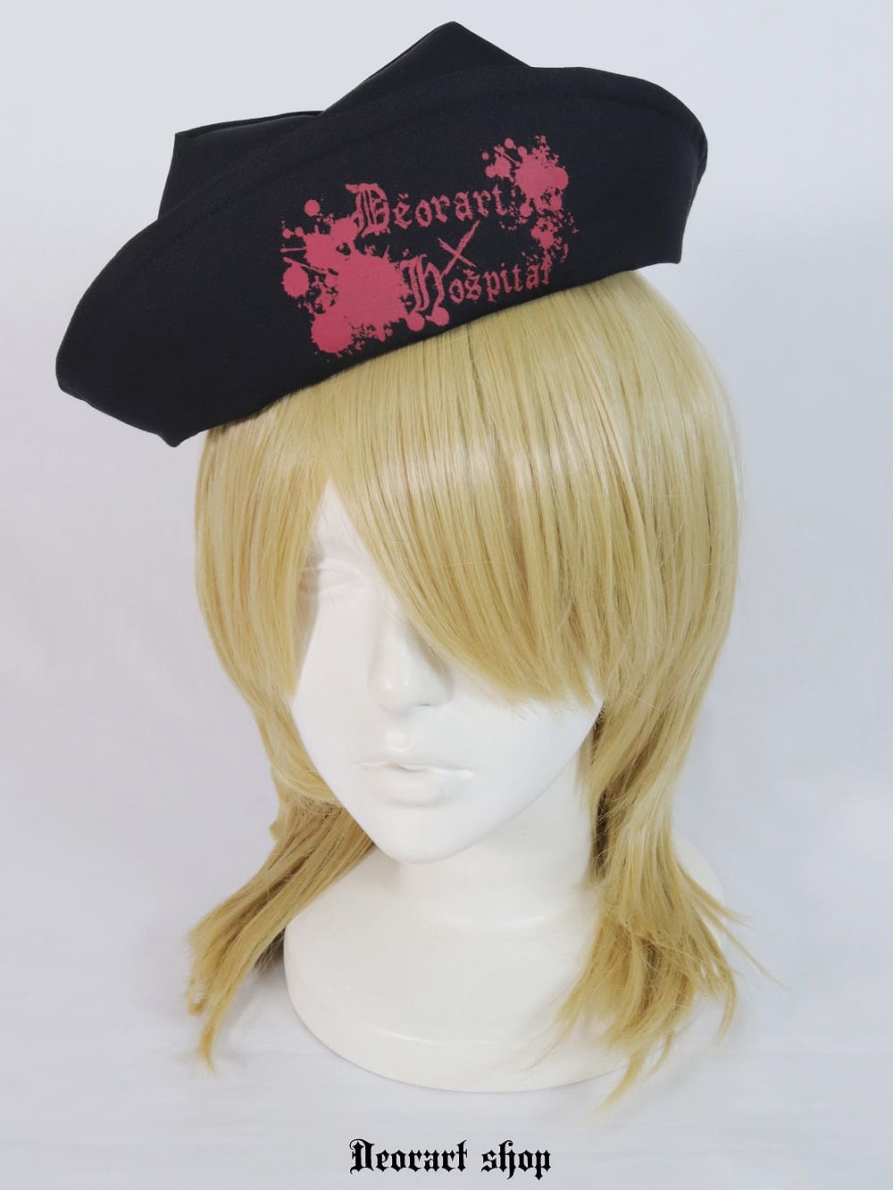 Deorart,ディオラート,ハロウィン・コスプレ・ナースキャップ・ナースハット,病院,ゾンビ,テーマパークコーデ,ホラー・衣装・大人・メンズ・レディス,包帯,ナースコーデ,ドクター,注射器,医者,白衣,マッドサイエンティスト,通販,地雷系,,V系,ヴィジュアル系,男,ファッション,mad scientist,emo,fashion
