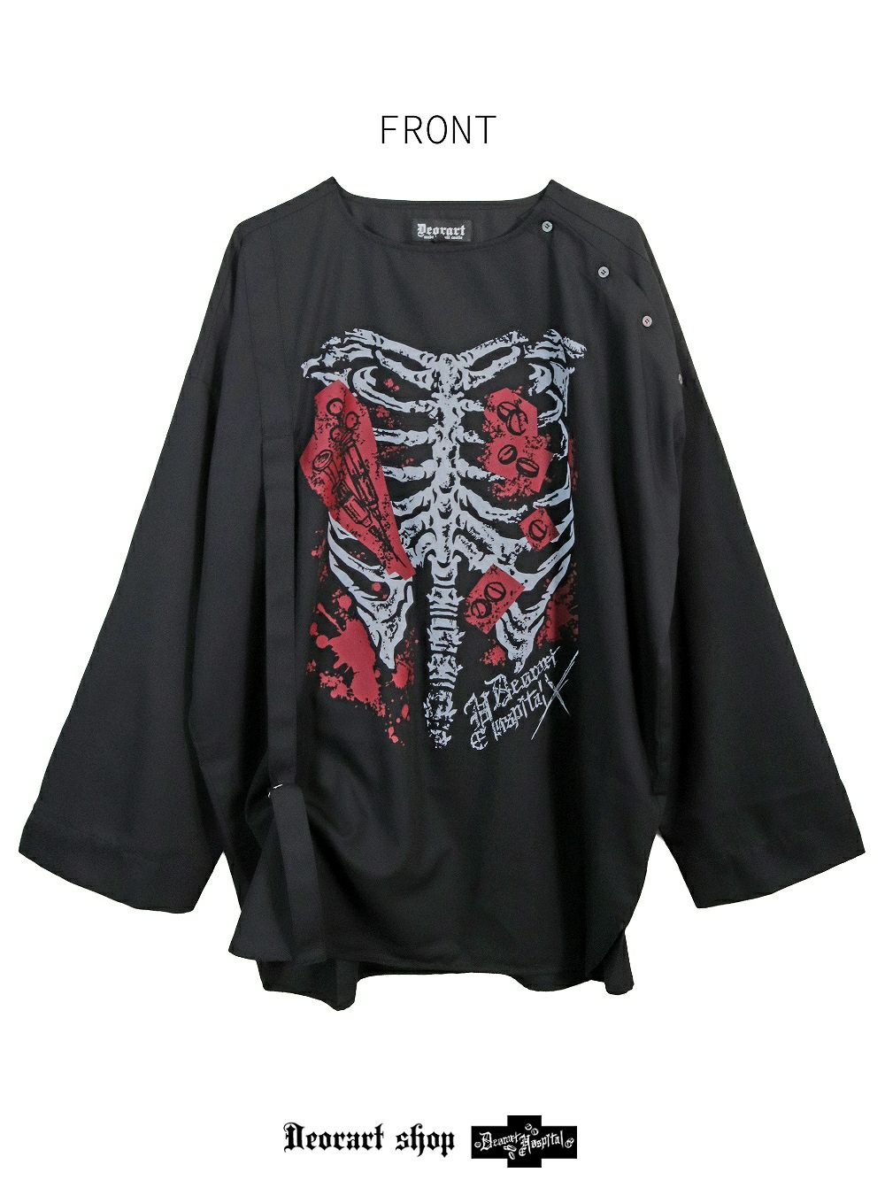 Deorart,ディオラート,ハロウィン・コスプレ・ナース・病院・ゾンビ・テーマパークコーデ・ホラー・衣装・大人・メンズ・レディス,包帯,ナースコーデ,ドクター,注射器,聴診器,プリント,医者,白衣,マッドサイエンティスト,,ゴスロリ,通販,地雷系,,V系,ヴィジュアル系,男,ファッション,mad scientist,emo,fashion