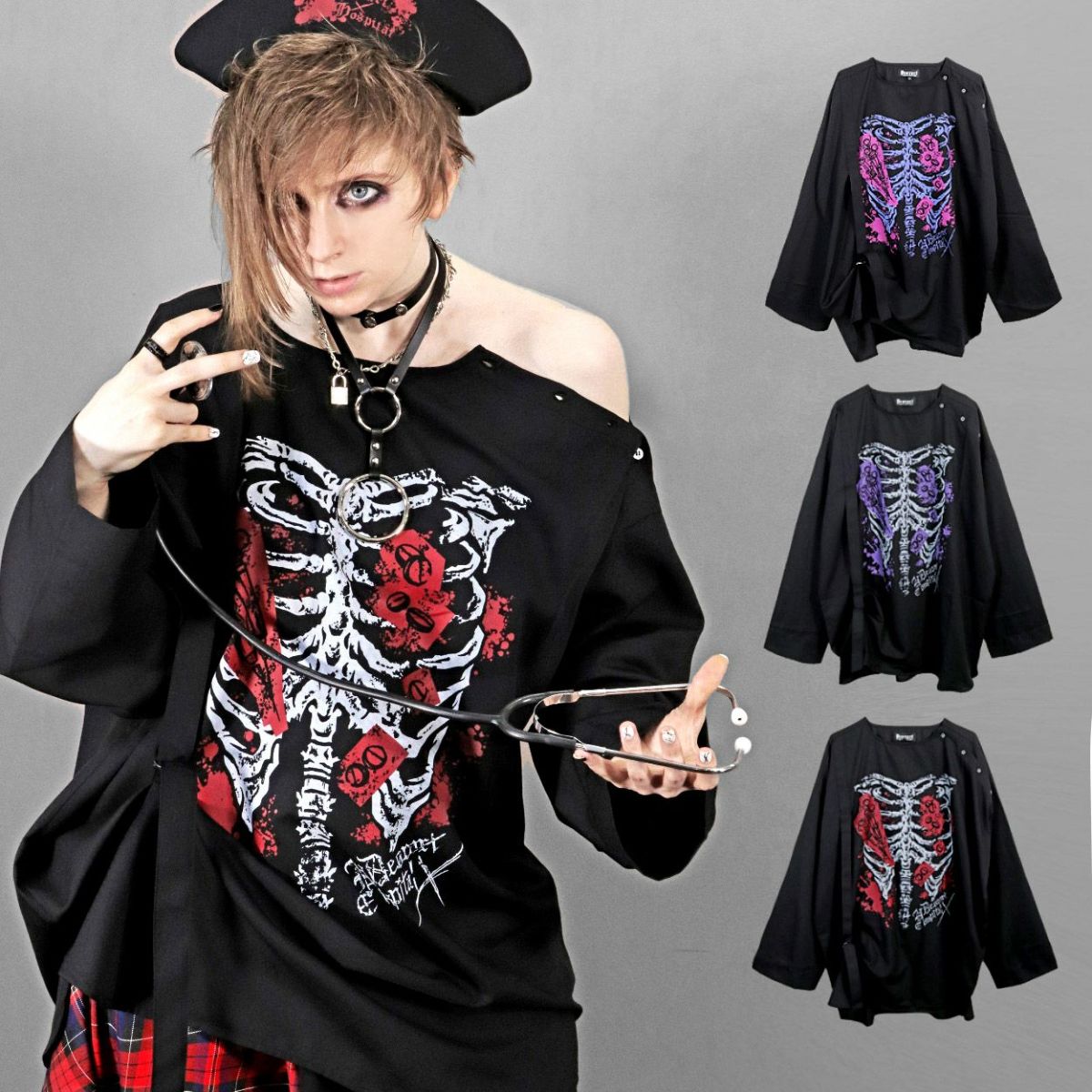 Deorart,ディオラート,ハロウィン・コスプレ・ナース・病院・ゾンビ・テーマパークコーデ・ホラー・衣装・大人・メンズ・レディス,包帯,ナースコーデ,ドクター,注射器,聴診器,プリント,医者,白衣,マッドサイエンティスト,,ゴスロリ,通販,地雷系,,V系,ヴィジュアル系,男,ファッション,mad scientist,emo,fashion