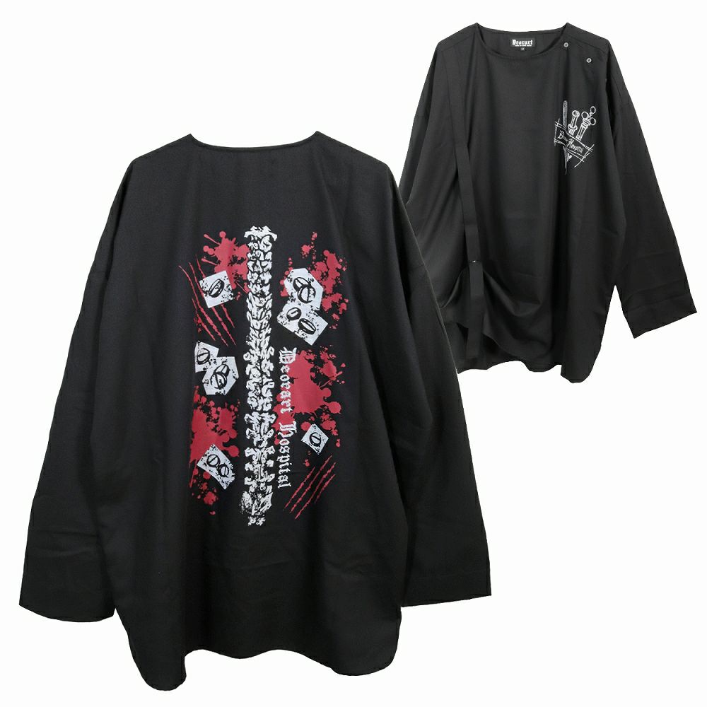 Deorart,ディオラート,ナースキャップ,病院風コーデ,血まみれ,包帯,ナースコーデ,ドクター,注射器,聴診器,プリント,医者,白衣,マッドサイエンティスト,コスプレ,ゴスロリ,通販,地雷系,ハロウィン,衣装,バンド,コンカフェ,V系,ヴィジュアル系,男,メンズ,レディース,ファッション,mad scientist,emo,fashion