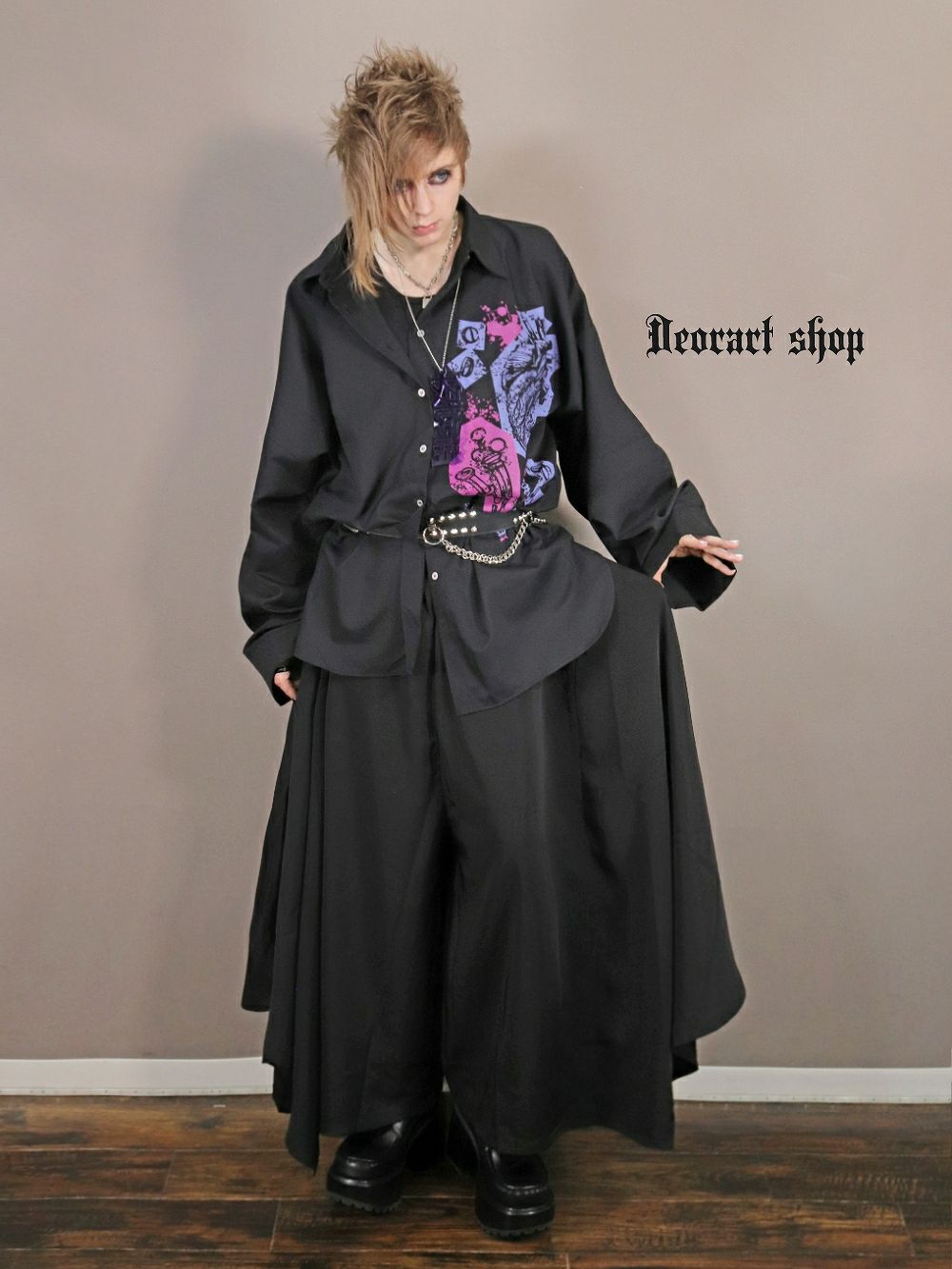 Deorart,ディオラート,病院風コーデ,血まみれ,包帯,ナースコーデ,ドクター,注射器,聴診器,プリント,医者,白衣,マッドサイエンティスト,ホラー,コスプレ,ゴスロリ,通販,地雷系,ハロウィン,衣装,バンド,コンカフェ,V系,ヴィジュアル系,男,メンズ,レディース,ファッション,mad scientist,emo,fashion