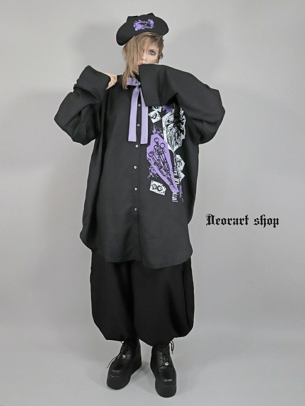 Deorart,ディオラート,病院風コーデ,血まみれ,包帯,ナースコーデ,ドクター,注射器,聴診器,プリント,医者,白衣,マッドサイエンティスト,ホラー,コスプレ,ゴスロリ,通販,地雷系,ハロウィン,衣装,バンド,コンカフェ,V系,ヴィジュアル系,男,メンズ,レディース,ファッション,mad scientist,emo,fashion