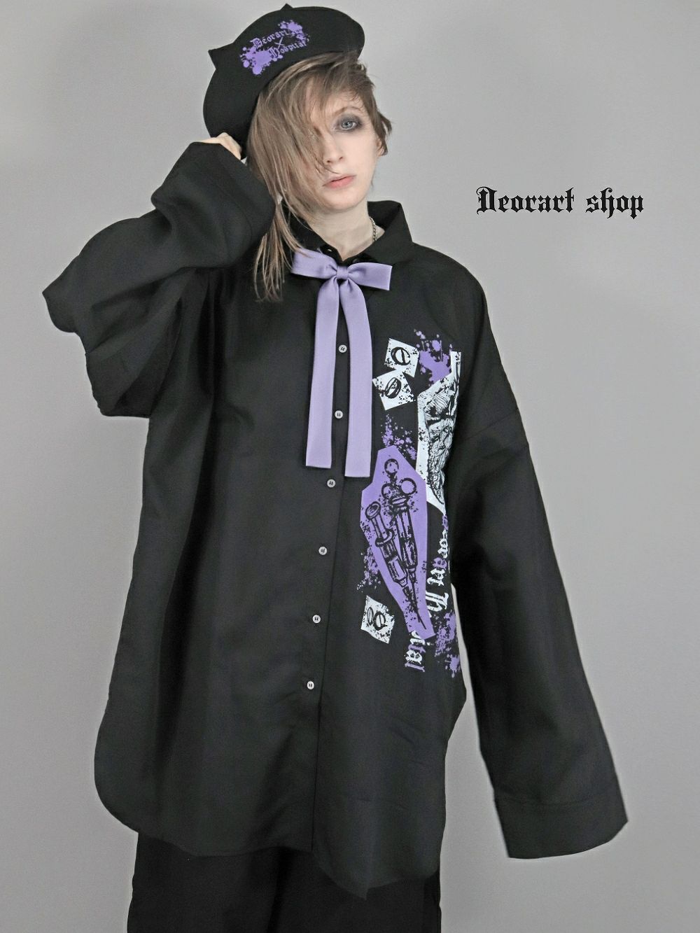 Deorart,ディオラート,病院風コーデ,血まみれ,包帯,ナースコーデ,ドクター,注射器,聴診器,プリント,医者,白衣,マッドサイエンティスト,ホラー,コスプレ,ゴスロリ,通販,地雷系,ハロウィン,衣装,バンド,コンカフェ,V系,ヴィジュアル系,男,メンズ,レディース,ファッション,mad scientist,emo,fashion