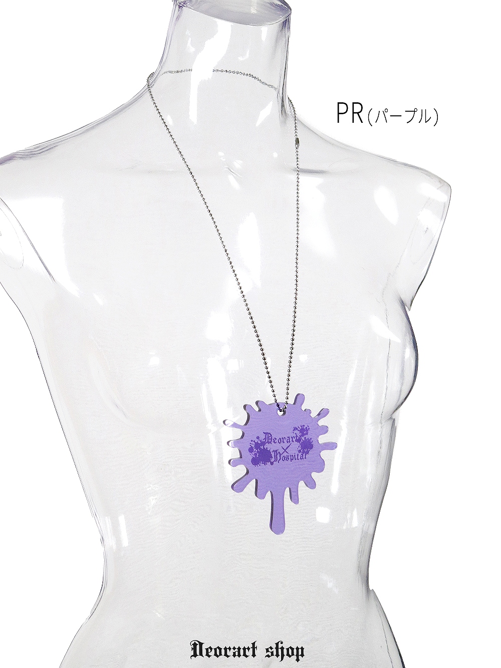 Deorart,ディオラート,アクリルネックレス,大きめ,モチーフ,ペンダント,病院モチーフ,血,闇,悪魔,病み,メンヘラ,アクセサリー,V系,ヴィジュアル系,サブカル,地雷系,大人,オカルト,ホラー,ゾンビ,メンズ,レディス,necklace,pendant,Jrock,anime,harajyuku,japan,kanji,emo,punk,rock,dark,