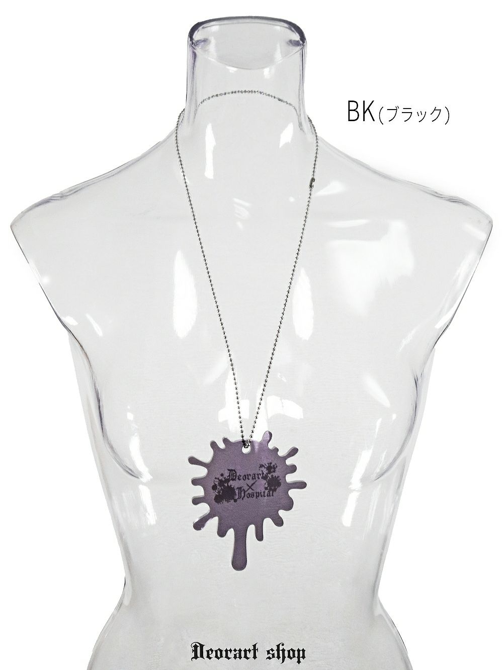 Deorart,ディオラート,アクリルネックレス,大きめ,モチーフ,ペンダント,病院モチーフ,血,闇,悪魔,病み,メンヘラ,アクセサリー,V系,ヴィジュアル系,サブカル,地雷系,大人,オカルト,ホラー,ゾンビ,メンズ,レディス,necklace,pendant,Jrock,anime,harajyuku,japan,kanji,emo,punk,rock,dark,