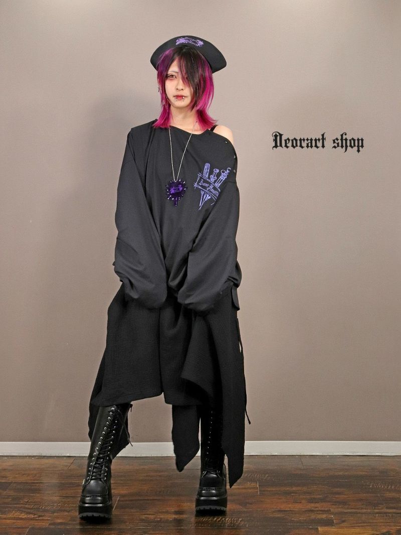Deorart,ディオラート,アクリル,ゴシック,ホラー,スプラッシュ,血しぶき,アクリル,大きめ,モチーフ,ネックレス,病みかわ,V系,ヴィジュアル系,ゴスロリ,原宿系,ファッション,ギフト,メンズ,レディス,アクセサリー