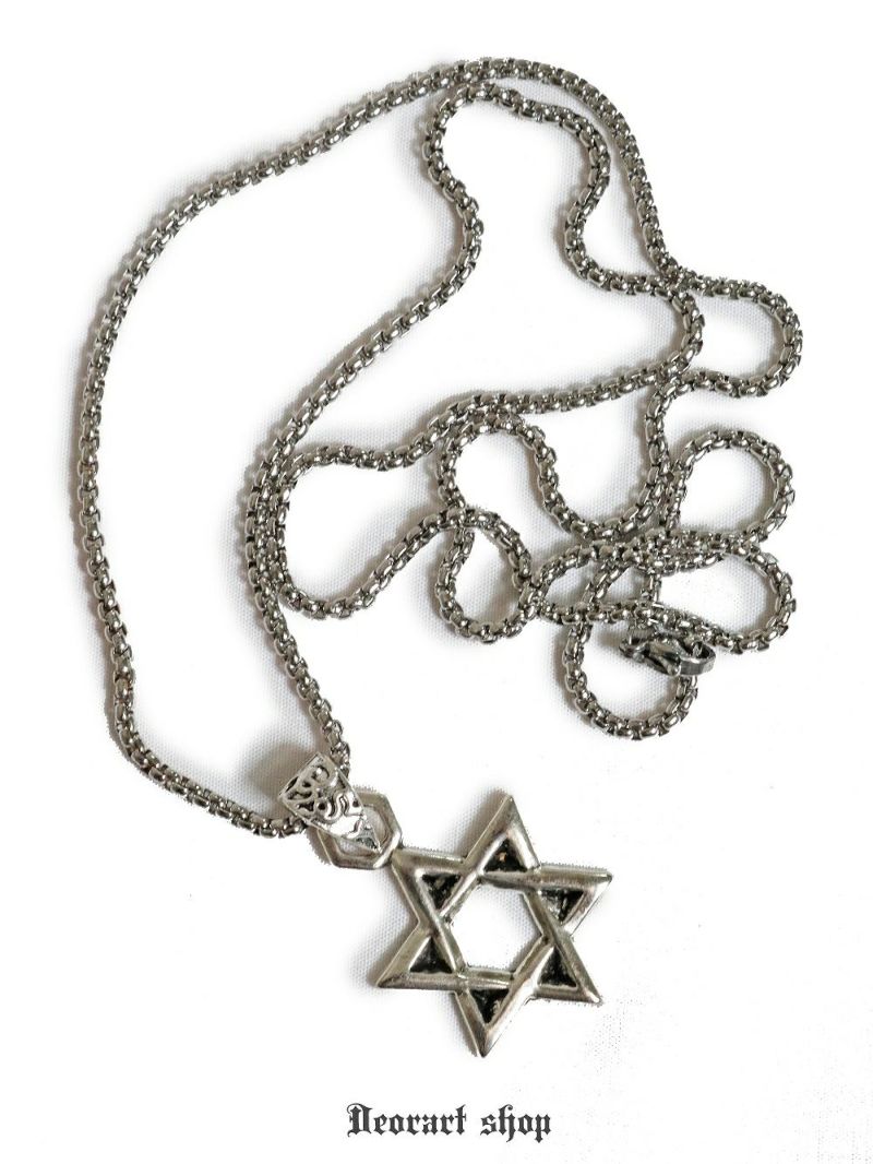 Deorart,ディオラート,ゴシック,パンクロック,オカルト,ネックレス,チョーカー,六芒星,タロット,ヘキサグラム,pendant,necklace,cult,Jrock,emo,fashion,accessory,japan,anime,Vkei,