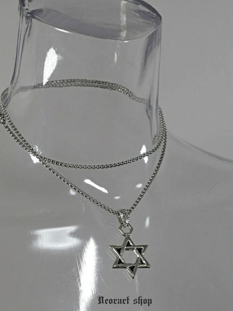 Deorart,ディオラート,ゴシック,パンクロック,オカルト,ネックレス,チョーカー,六芒星,タロット,ヘキサグラム,pendant,necklace,cult,Jrock,emo,fashion,accessory,japan,anime,Vkei,