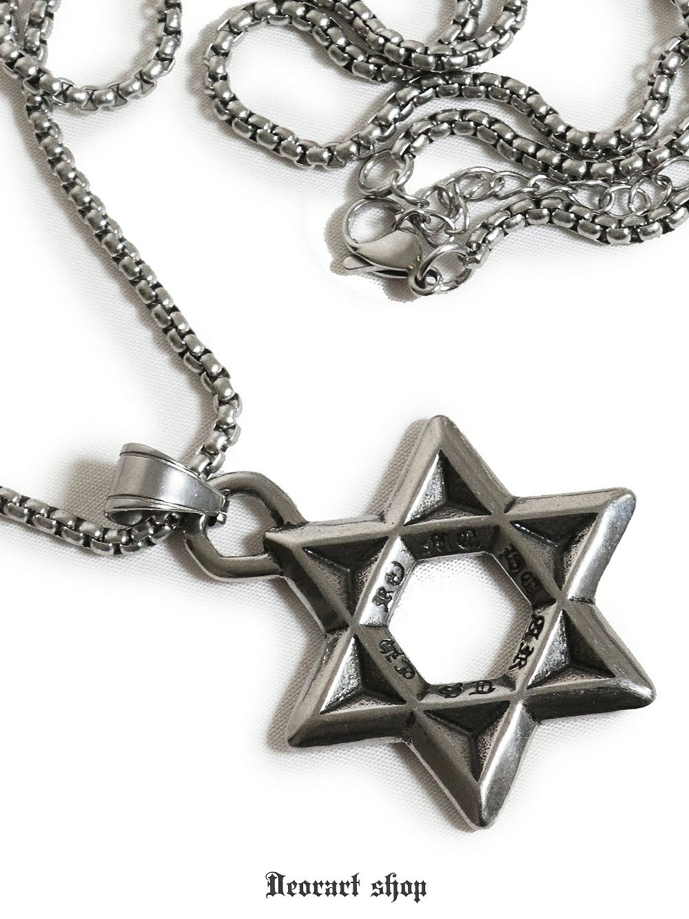 Deorart,ディオラート,ゴシック,パンクロック,オカルト,ネックレス,チョーカー,六芒星,タロット,ヘキサグラム,pendant,necklace,cult,Jrock,emo,fashion,accessory,japan,anime,Vkei,