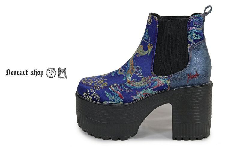 Deorart,ディオラート,通販,和柄,チャイナ,中華,シューズ,厚底ブーツ,ショートブーツ,かっこいい,かわいい,レディース,ゴシックファッション,V系ファッション,地雷系女子,地雷系男子,歩きやすい,ベルト付,疲れにくい