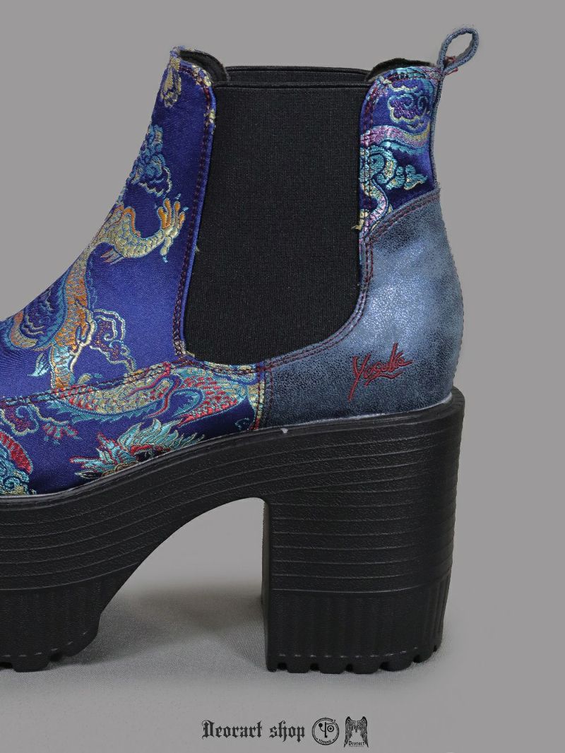 Deorart,ディオラート,通販,和柄,チャイナ,中華,シューズ,厚底ブーツ,ショートブーツ,かっこいい,かわいい,レディース,ゴシックファッション,V系ファッション,地雷系女子,地雷系男子,歩きやすい,ベルト付,疲れにくい